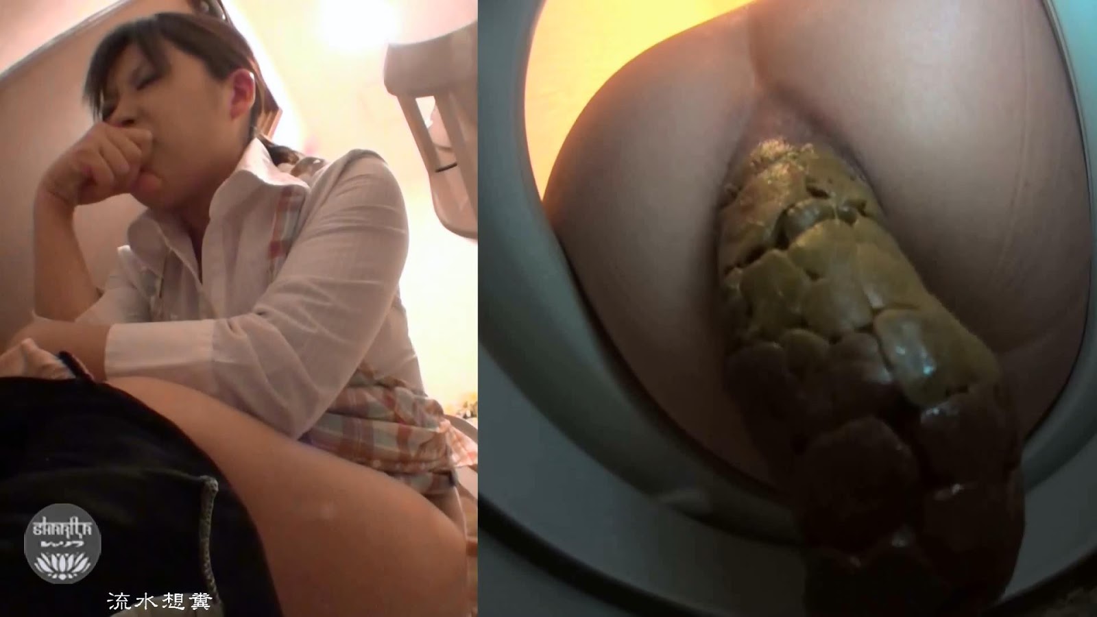 Girls Pooping On A Toilet Bowl Cam.